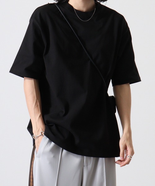 CROSS & STITCH(クロスステッチ)の「CROSS & STITCH 8.1オンス ヘビーウェイト USAコットン 半袖Tシャツ(Tシャツ/カットソー・メンズ・ホワイト/ブラック/カーキ/ナチュラル/ダークグリーン/ネイビー/アッシュ/スミクロ・M/L/XL/S/XXL)」の10枚目の写真