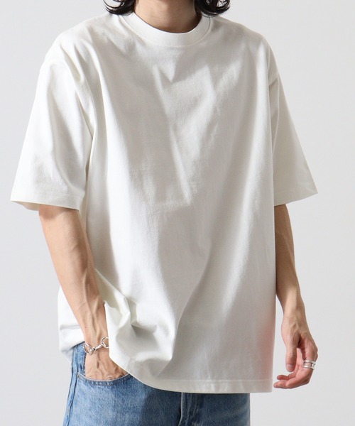 CROSS & STITCH(クロスステッチ)の「CROSS & STITCH 8.1オンス ヘビーウェイト USAコットン 半袖Tシャツ(Tシャツ/カットソー・メンズ・ホワイト/ブラック/カーキ/ナチュラル/ダークグリーン/ネイビー/アッシュ/スミクロ・M/L/XL/S/XXL)」の21枚目の写真