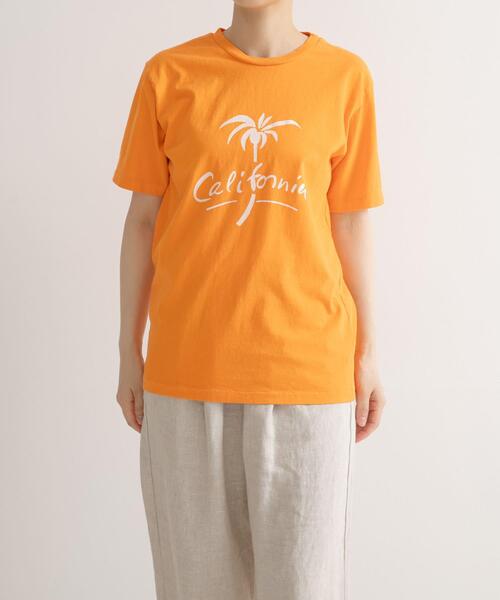 MIXTA(ミクスタ)の「Mixta PALMTREE T-SHIRTS(Tシャツ/カットソー・レディース・グレー系その他/オレンジ系その他・ONE)」の1枚目の写真