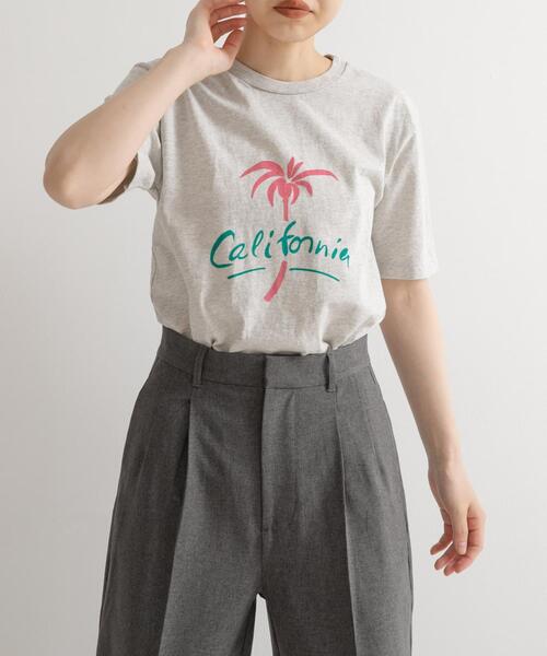 MIXTA(ミクスタ)の「Mixta PALMTREE T-SHIRTS(Tシャツ/カットソー・レディース・グレー系その他/オレンジ系その他・ONE)」の12枚目の写真