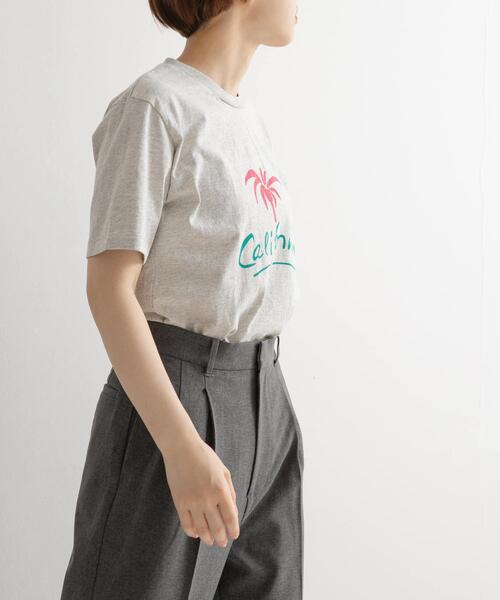 MIXTA(ミクスタ)の「Mixta PALMTREE T-SHIRTS(Tシャツ/カットソー・レディース・グレー系その他/オレンジ系その他・ONE)」の13枚目の写真