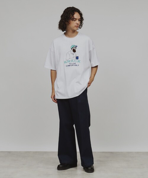セール】ヒゲサガラ刺繍Tシャツ（Tシャツ/カットソー）｜tk