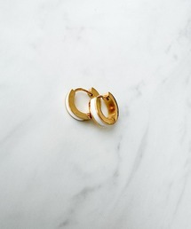 メタルカラーフープピアス