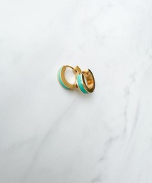 メタルカラーフープピアス