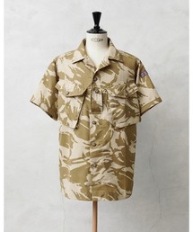 WAIPER.inc 実物 新品 デッドストック イギリス軍 リメイク TROPICAL COMBAT S/S シャツ