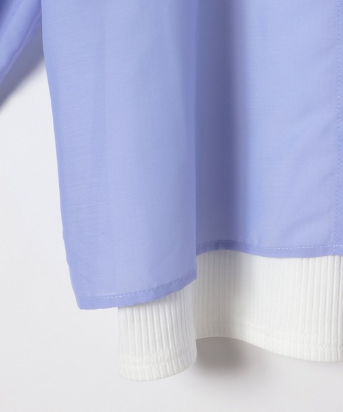 GLOBAL WORK（グローバルワーク）の「タンクセット肩あきシアーシャツ/130976（シャツ/ブラウス・キッズ・オフホワイト/サックスブルー・130cm/140cm/150cm/160cm）」の19枚目の写真