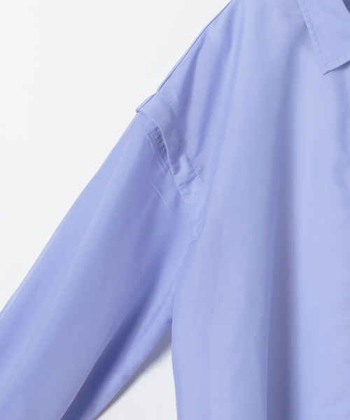 GLOBAL WORK（グローバルワーク）の「タンクセット肩あきシアーシャツ/130976（シャツ/ブラウス・キッズ・オフホワイト/サックスブルー・130cm/140cm/150cm/160cm）」の20枚目の写真