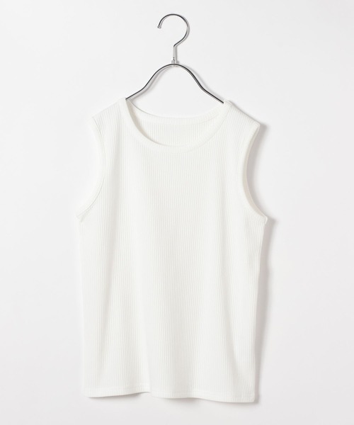 セール】タンクセット肩あきシアーシャツ/130976（シャツ/ブラウス