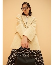 Mila Owen シャギーBIGジャケット　ベージュ　Fサイズ Mila Owen（ミラオーウェン）の「シャギーBIGジャケット（その他