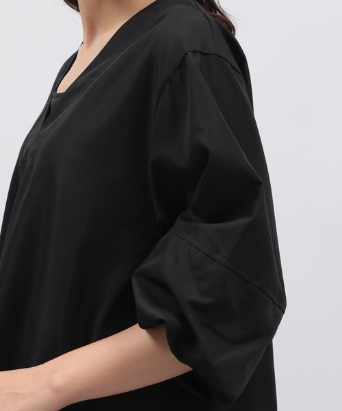 LAKOLE（ラコレ）の「袖ボリュームワンピース / 142630（ワンピース・レディース・ブラック/ベージュ/ブラウン・SMALL/MEDIUM）」の9枚目の写真