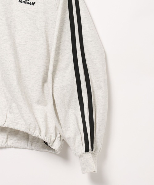 GLOBAL WORK（グローバルワーク）の「ヘビロッTEEドロスト長袖/132537（Tシャツ/カットソー・キッズ・ブラック/オフホワイト/ホワイト系その他/ブラック系その他・130cm/140cm/150cm/160cm）」の17枚目の写真