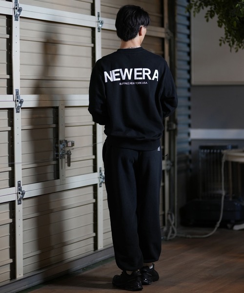 NEW ERA(ニューエラ)の「NEW ERA/ニューエラ スウェットトレーナー バックプリント リラックス 中厚手 ユニセックス 14324645/14324646/14324647(スウェット・メンズ・ブラック/オートミール/ブラウン・L/M/XL/2XL)」の12枚目の写真