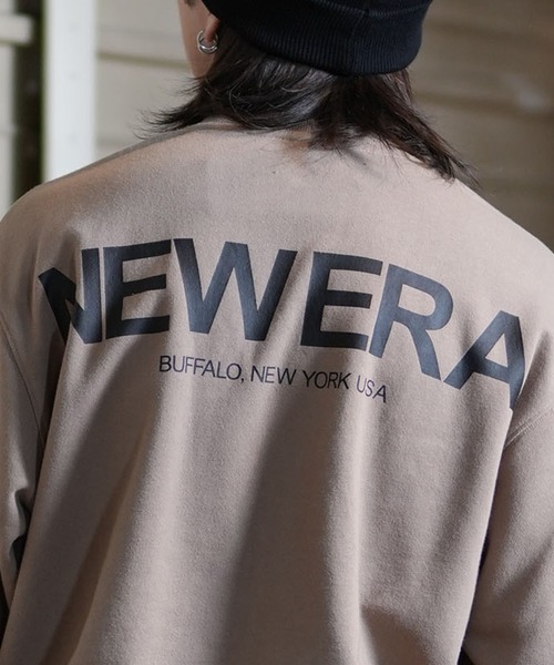 NEW ERA(ニューエラ)の「NEW ERA/ニューエラ スウェットトレーナー バックプリント リラックス 中厚手 ユニセックス 14324645/14324646/14324647(スウェット・メンズ・ブラック/オートミール/ブラウン・L/M/XL/2XL)」の18枚目の写真