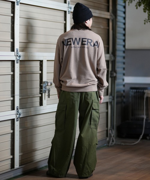 NEW ERA(ニューエラ)の「NEW ERA/ニューエラ スウェットトレーナー バックプリント リラックス 中厚手 ユニセックス 14324645/14324646/14324647(スウェット・メンズ・ブラック/オートミール/ブラウン・L/M/XL/2XL)」の16枚目の写真