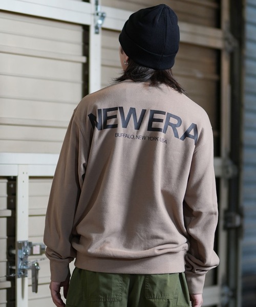 NEW ERA(ニューエラ)の「NEW ERA/ニューエラ スウェットトレーナー バックプリント リラックス 中厚手 ユニセックス 14324645/14324646/14324647(スウェット・メンズ・ブラック/オートミール/ブラウン・L/M/XL/2XL)」の14枚目の写真