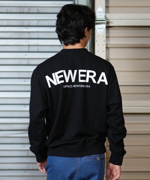 NEW ERA(ニューエラ)の「NEW ERA/ニューエラ スウェットトレーナー バックプリント リラックス 中厚手 ユニセックス 14324645/14324646/14324647(スウェット・メンズ・ブラック/オートミール/ブラウン・L/M/XL/2XL)」の6枚目の写真