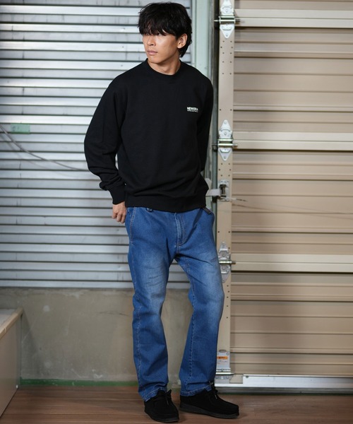 NEW ERA(ニューエラ)の「NEW ERA/ニューエラ スウェットトレーナー バックプリント リラックス 中厚手 ユニセックス 14324645/14324646/14324647(スウェット・メンズ・ブラック/オートミール/ブラウン・L/M/XL/2XL)」の7枚目の写真