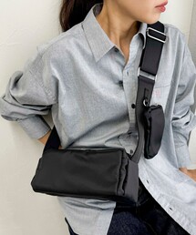 fredy emue | ツイルクロスボックスショルダーバッグ(ショルダーバッグ)