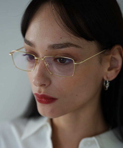 NUEF （ヌエフ）の「ユニセックス対応/NUEF/seize16/スクエア眼鏡（メガネ・レディース・シルバー/ゴールド・FREE）」の18枚目の写真