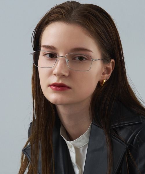 NUEF （ヌエフ）の「ユニセックス対応/NUEF/seize16/スクエア眼鏡（メガネ・レディース・シルバー/ゴールド・FREE）」の7枚目の写真