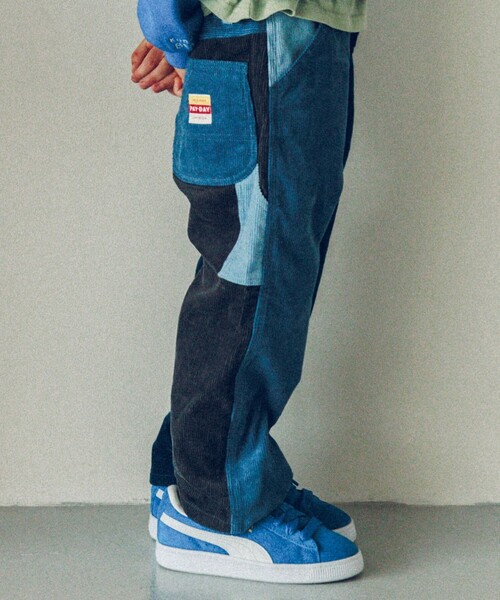 PAYDAY（ペイデイ）の「PAYDAY × こども ビームス / 別注 cord パンツ 2024（100～160cm）（その他パンツ・キッズ・ネイビー/レッド・160/150/140/130/120/110/100）」の2枚目の写真