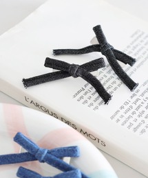 デニムリボンクリップ[tiny tiny(ティニーティニー)]