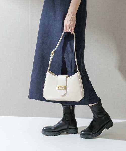 URBAN RESEARCH ROSSO WOMEN(アーバンリサーチ ロッソ)の「ワンハンドルハンドバッグ(ハンドバッグ・レディース・ブラック/オフホワイト・-)」の4枚目の写真