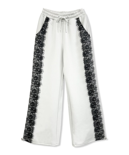 ANDGEEBEE（アンジービー）の「レースラインパンツ（その他パンツ・レディース・グレー/ブラック・FREE）」の8枚目の写真