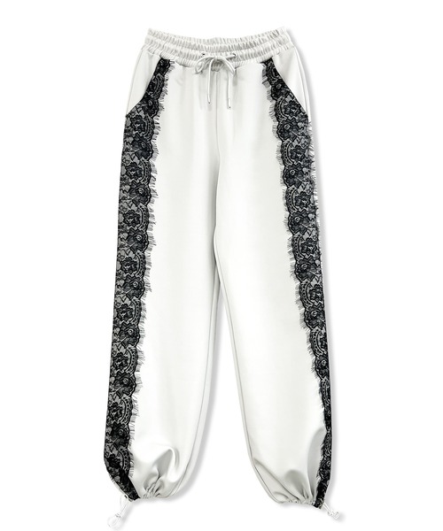 ANDGEEBEE（アンジービー）の「レースラインパンツ（その他パンツ・レディース・グレー/ブラック・FREE）」の10枚目の写真