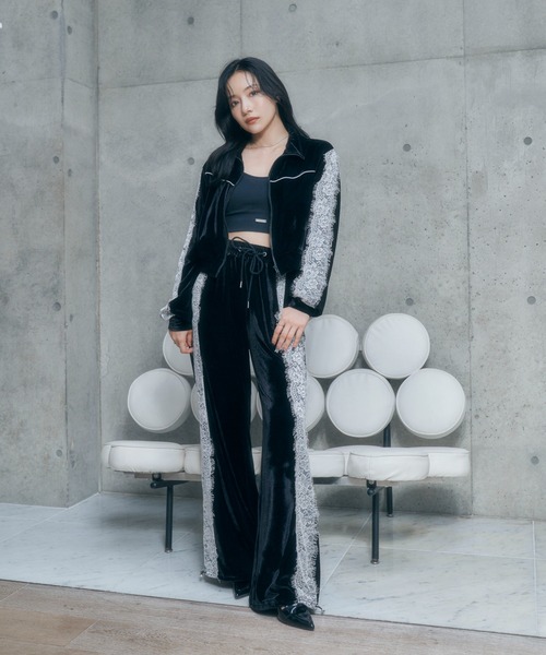 ANDGEEBEE（アンジービー）の「レースラインパンツ（その他パンツ・レディース・グレー/ブラック・FREE）」の11枚目の写真