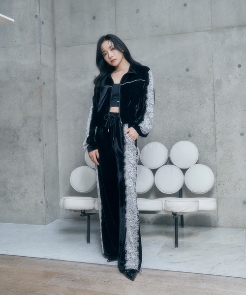 ANDGEEBEE（アンジービー）の「レースラインパンツ（その他パンツ・レディース・グレー/ブラック・FREE）」の13枚目の写真