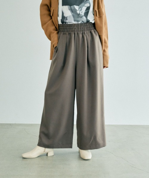 LEPSIM（レプシィム）の「ギャザーワイドパンツAW 133638（その他