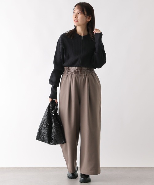 おでかけセット LEPSIM（レプシィム）の「ギャザーワイドパンツAW 133638（その他