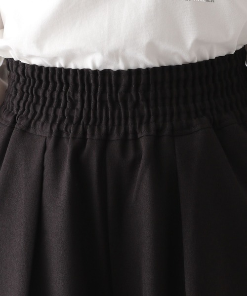 LEPSIM（レプシィム）の「ギャザーワイドパンツAW　133638（その他パンツ・レディース・ブラック/アイボリー/モカ/チャコールグレー・FREE）」の8枚目の写真