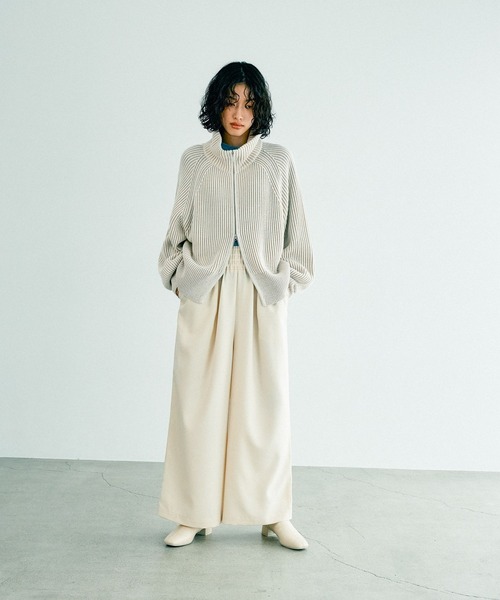 LEPSIM ルーズWブレスト長袖ジャケット ギャザーワイドパンツ セット 95454227_18_d_240.jpg