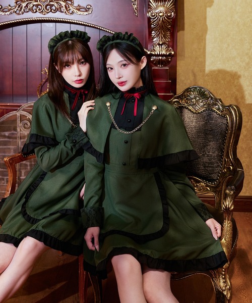 ハンドメイド大人服 Amazon.co.jp: 七色格调大正浪漫 和風 メイド服 コスチューム