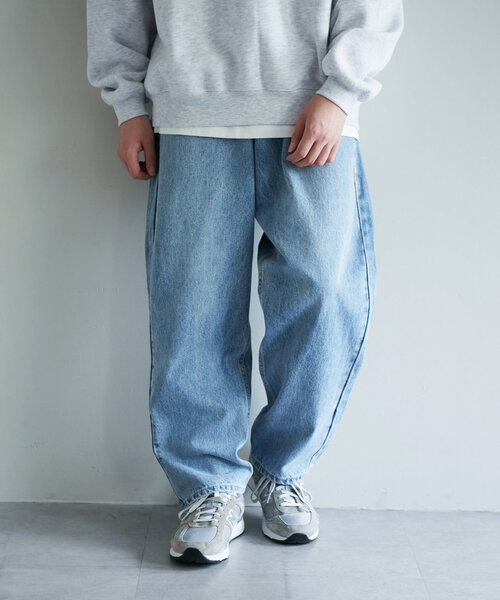 USコットンデニムバルーンパンツ（デニムパンツ）｜DISCOAT（ディスコート）