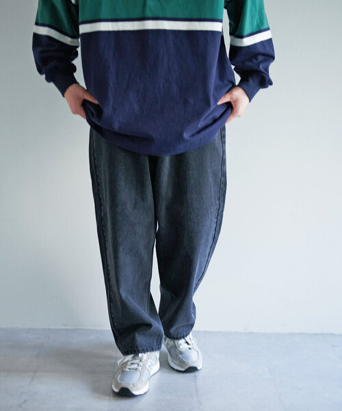 USコットンデニムバルーンパンツ（デニムパンツ）｜DISCOAT（ディスコート）