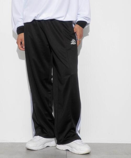 FILA（フィラ）の「∴WEGO/別注FILAライントラックパンツ（その他パンツ・メンズ・ブラック/オフホワイト・MEDIUM/LARGE）」の2枚目の写真
