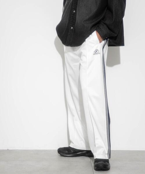 FILA（フィラ）の「∴WEGO/別注FILAライントラックパンツ（その他パンツ・メンズ・ブラック/オフホワイト・MEDIUM/LARGE）」の5枚目の写真