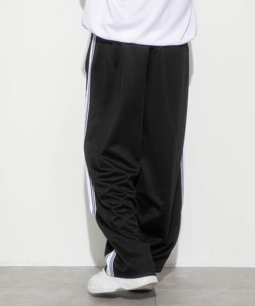 FILA（フィラ）の「∴WEGO/別注FILAライントラックパンツ（その他パンツ・メンズ・ブラック/オフホワイト・MEDIUM/LARGE）」の12枚目の写真