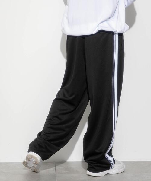 FILA（フィラ）の「∴WEGO/別注FILAライントラックパンツ（その他パンツ・メンズ・ブラック/オフホワイト・MEDIUM/LARGE）」の13枚目の写真