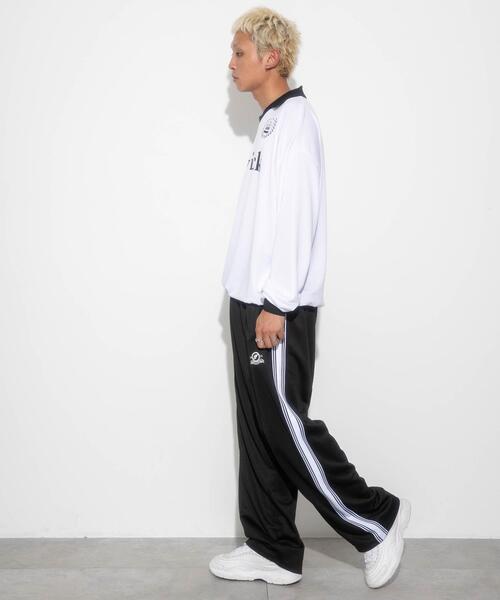 FILA（フィラ）の「∴WEGO/別注FILAライントラックパンツ（その他パンツ・メンズ・ブラック/オフホワイト・MEDIUM/LARGE）」の14枚目の写真