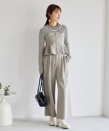 mysty woman | コルセットsetワイドパンツ 152027(その他パンツ)