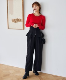 mysty woman | コルセットsetワイドパンツ 152027(その他パンツ)