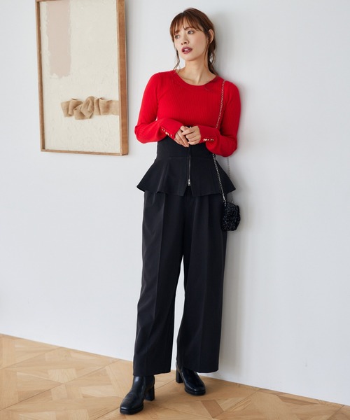 mysty woman（ミスティウーマン）の「コルセットsetワイドパンツ