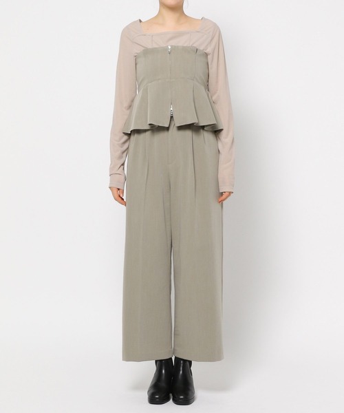 ウィッシュママ mysty woman（ミスティウーマン）の「コルセットsetワイドパンツ