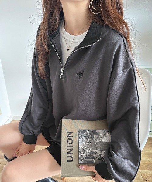 正規品♡カップケーキ♡プルオーバー＆ロングパンツ♡ピンク OSYAREVO（オシャレボ）の「アシンメトリースリーブ ロング