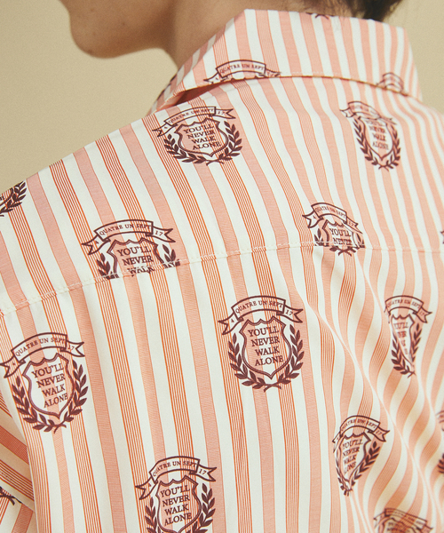 417 EDIFICE（フォーワンセブンエディフィス）の「ストライプ プリント プリントシャツ（シャツ/ブラウス・メンズ・レッド/サックスブルー/ブラック・MEDIUM/LARGE）」の22枚目の写真