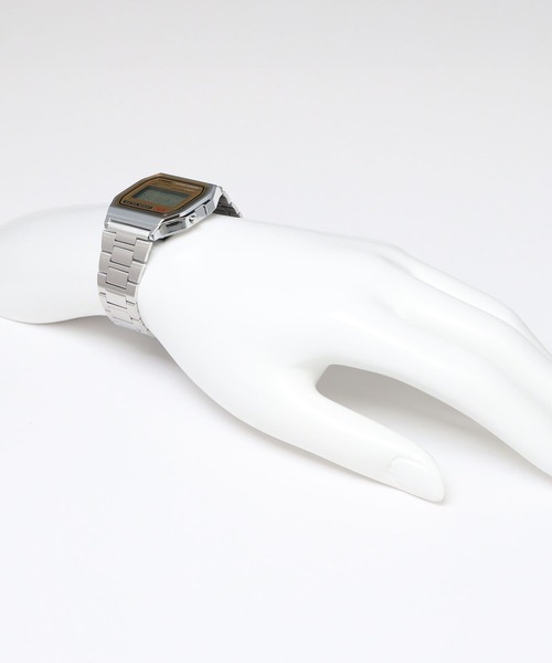 CASIO(カシオ)の「CASIO Collection / A158WEA-9JH(デジタル腕時計・メンズ・ゴールド・FREE)」の4枚目の写真